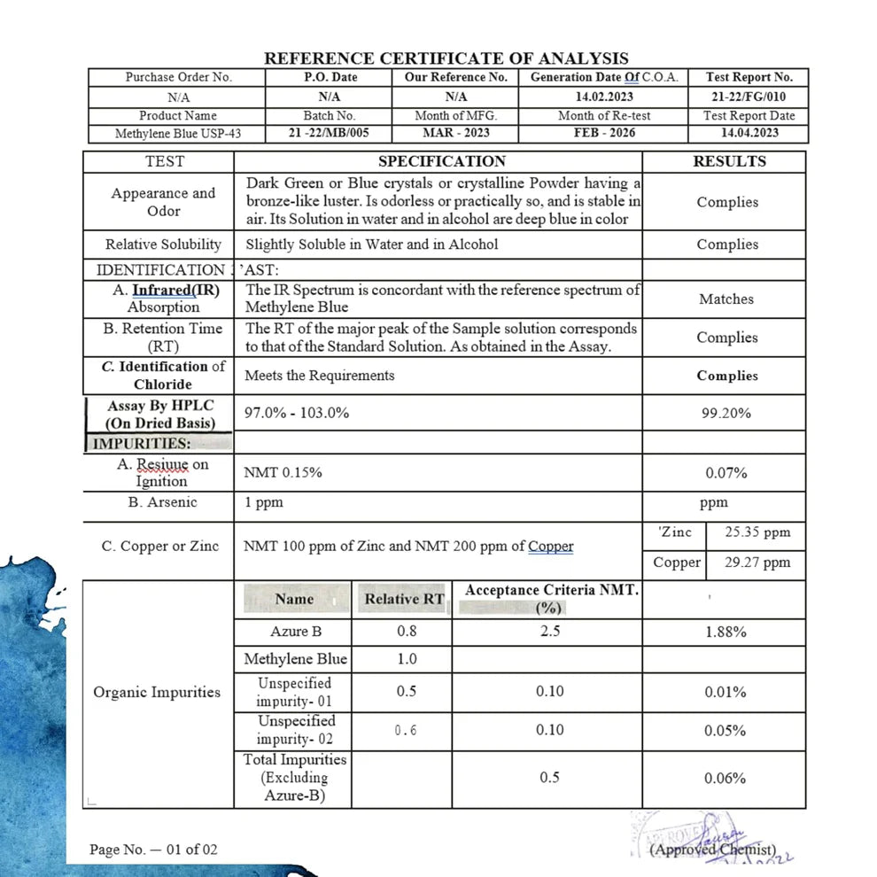 Bluven™️  USP Grade - Methylene Blue